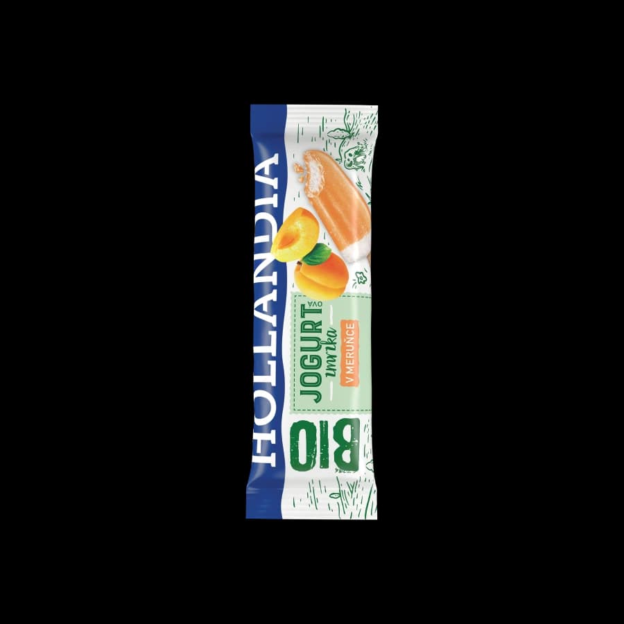 ORGANIC Yogurt Ice Lolly in Apricot